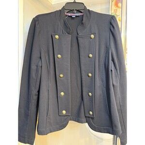 Tommy Hilfiger Women's Military Band Jacket Black